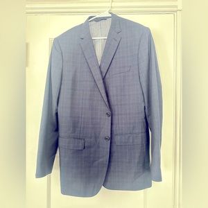 Limited Edition Banana Republic Navy Slim Fit Monogram blazer